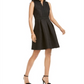 Pappagallo Women's Embroidered a Line Dress Black Size 4