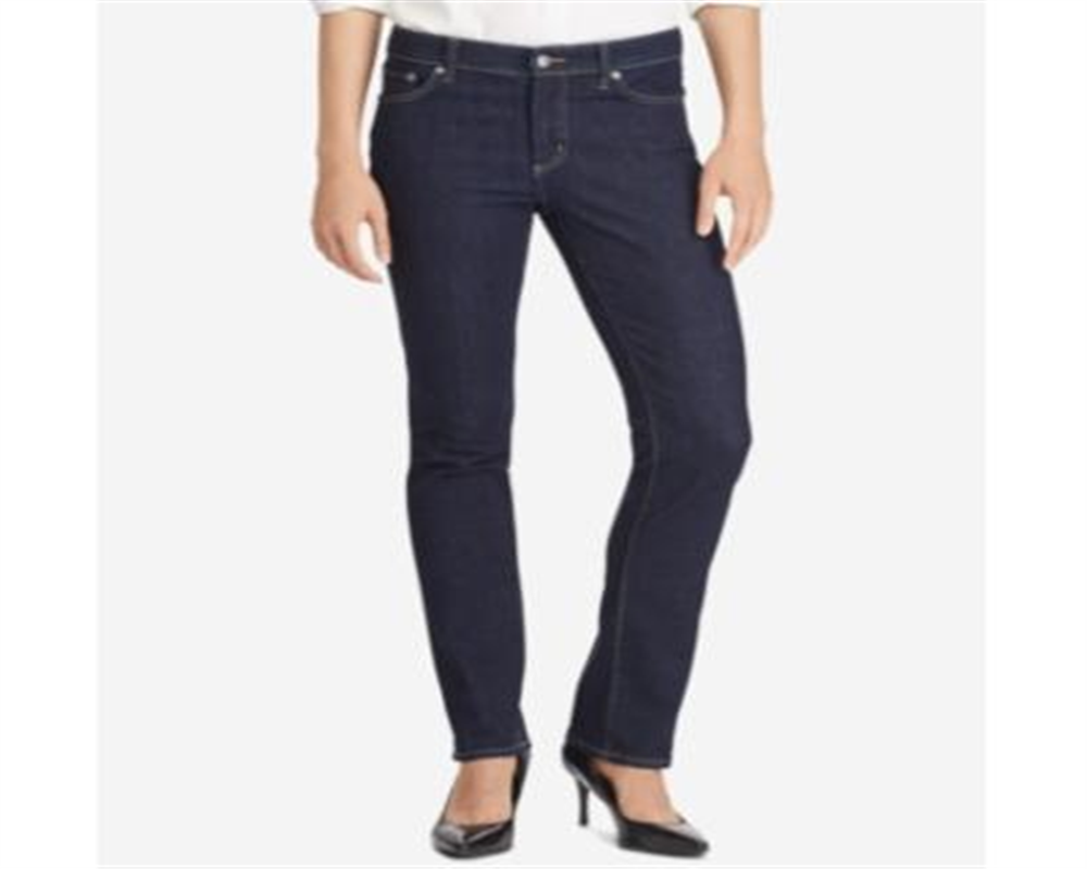 Ralph Lauren Women's Mid Rise Straight Jeans Blue Size 12