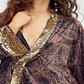 Free People Women's Layla Embellished Kimono Washed Top Brown Size Small