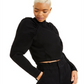 INC International Concepts Women's Denim Zip up Blouse Black Size X-Large