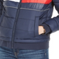 Tommy Hilfiger Women's Sport Quilted Colorblocked Jacket Navy Size S