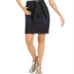 INC International Concepts Women's Curvy Paperbag Jean Skirt Blue Size 14