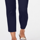 Tommy Hilfiger Women's Casual Sky Captain Stripe Trim Straight Leg Pants Navy Size 6