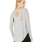 Free People Women's Lay up T-Shirt Gray Size Large