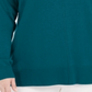 Karen Scott Women's Plus Cotton Mock Neck Sweater BlueSize 2XL