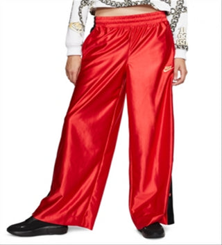 Nike Women's Tech Fitness Track Pants Red Size Large