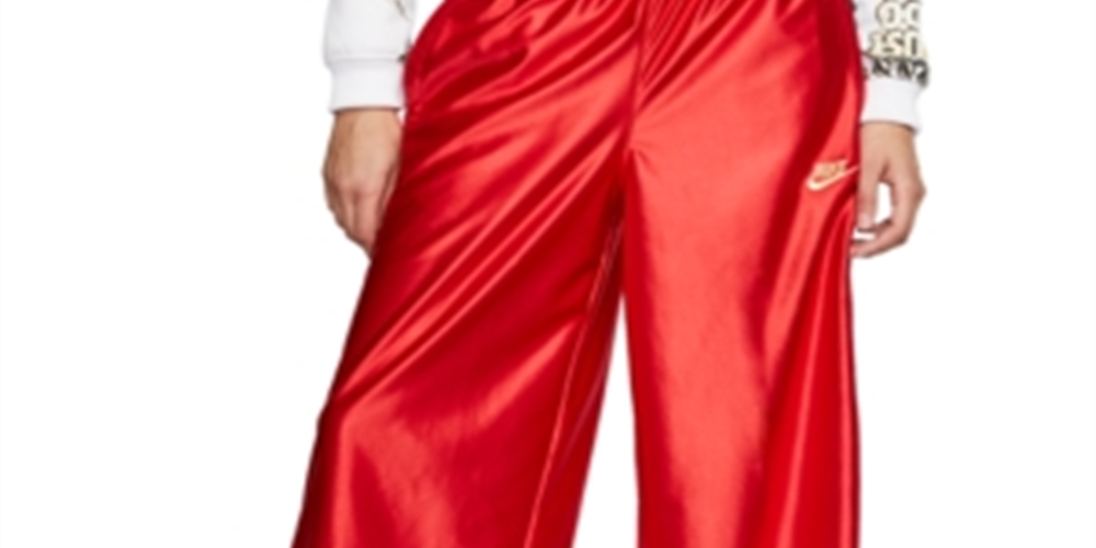 Nike Women's Tech Fitness Track Pants Red Size Large