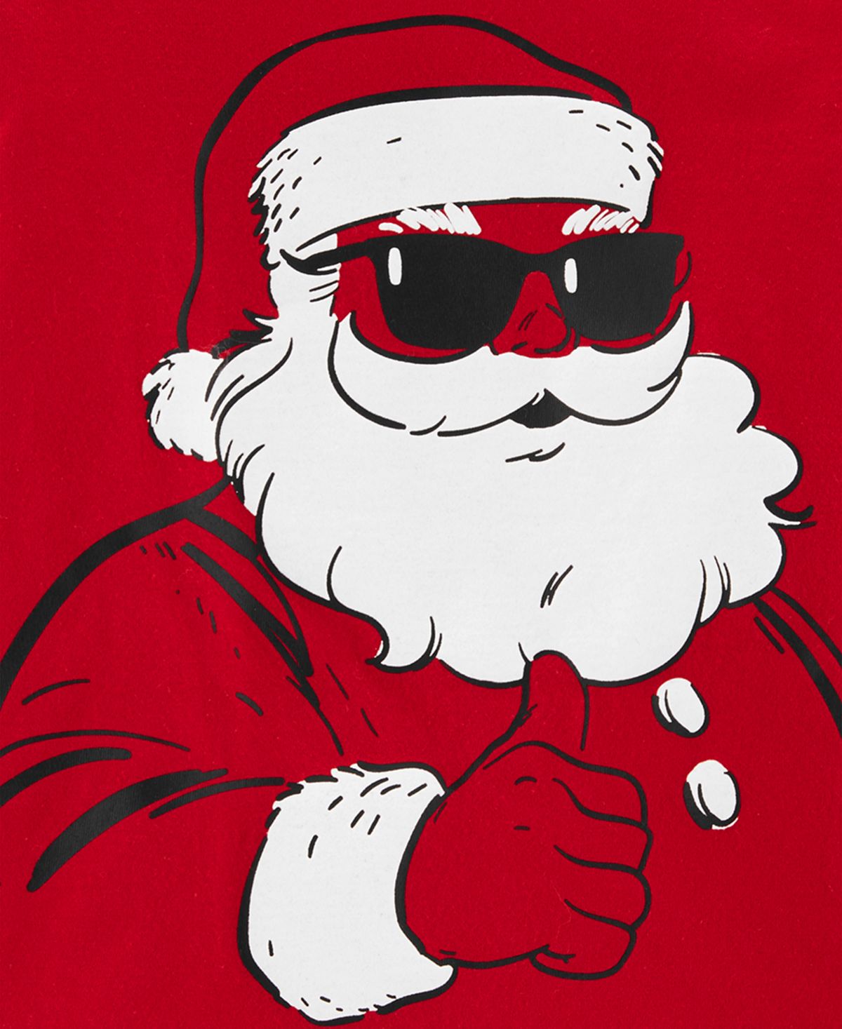 Carter's Boy's Cool Santa Slider T-Shirt Red Size 4T