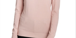Calvin Klein Women's Turtleneck Sweater Pink Size X-Small