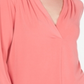 Charter Club Women's Long Sleeve V Neck Top Pink Size Small