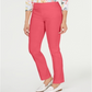 Charter Club Women's Cambridge Skinny Pull-on Tummy-Control Pants Pink Size 14