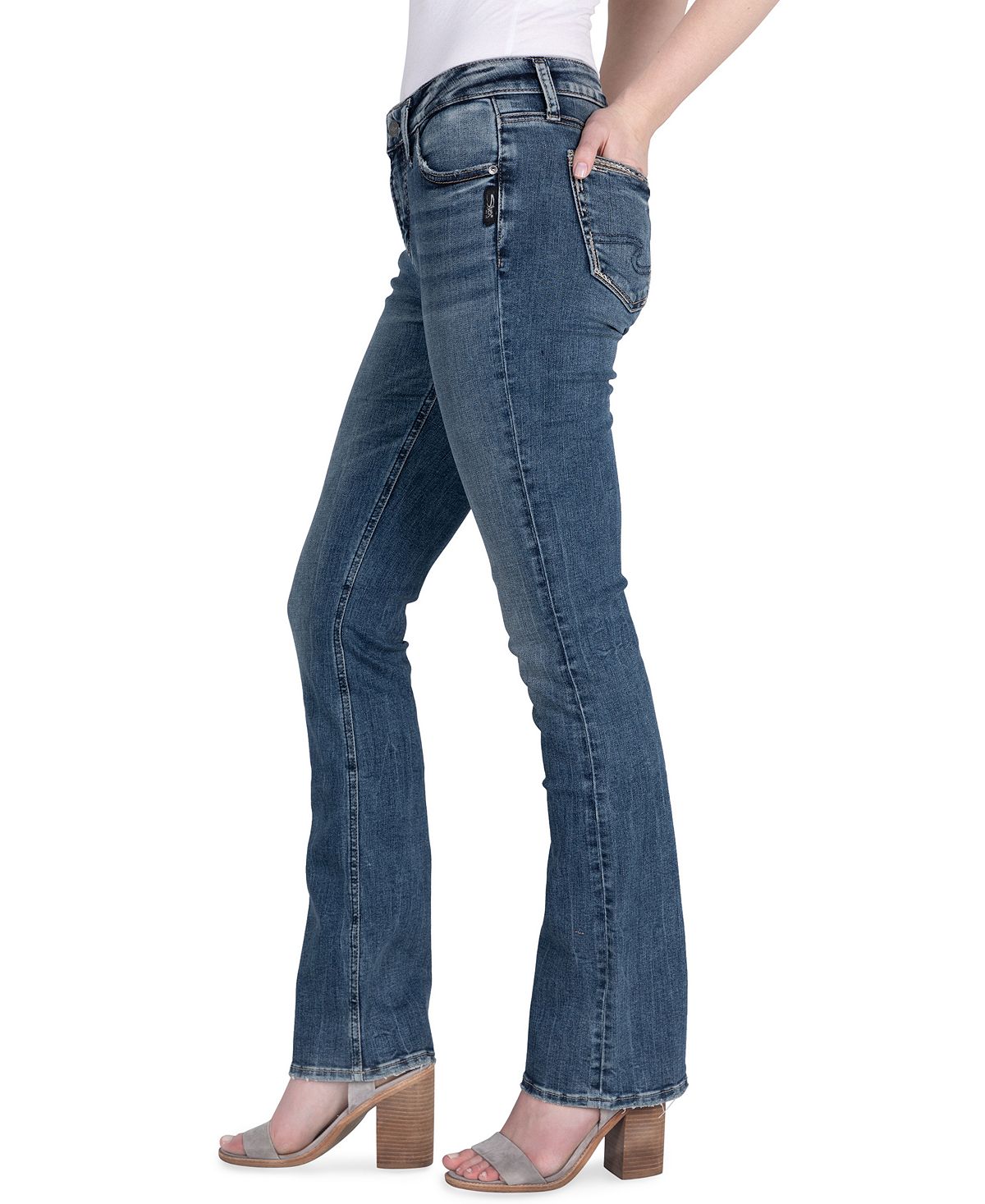 Silver Jeans Women's Avery Boot Cut Jeans Blue Size 27