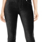 Michael Kors Women's Corduroy Pull on Leggings Black Size Small