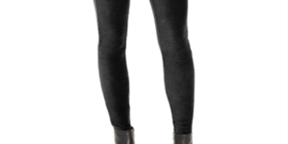 Michael Kors Women's Corduroy Pull on Leggings Black Size Small