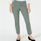 Charter Club Women's Newport Tummy Control Slim Fit Pants Green Size 18
