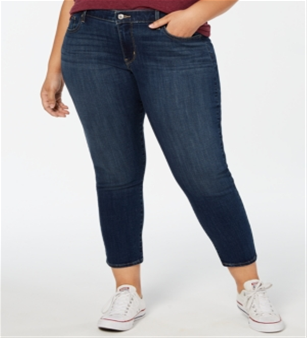 Levi's Women's Plus 711 Denim Skinny Jeans Blue Size 24W