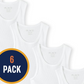 The Children's Place Boy's 6 Pack Basic Tank Top White Size S