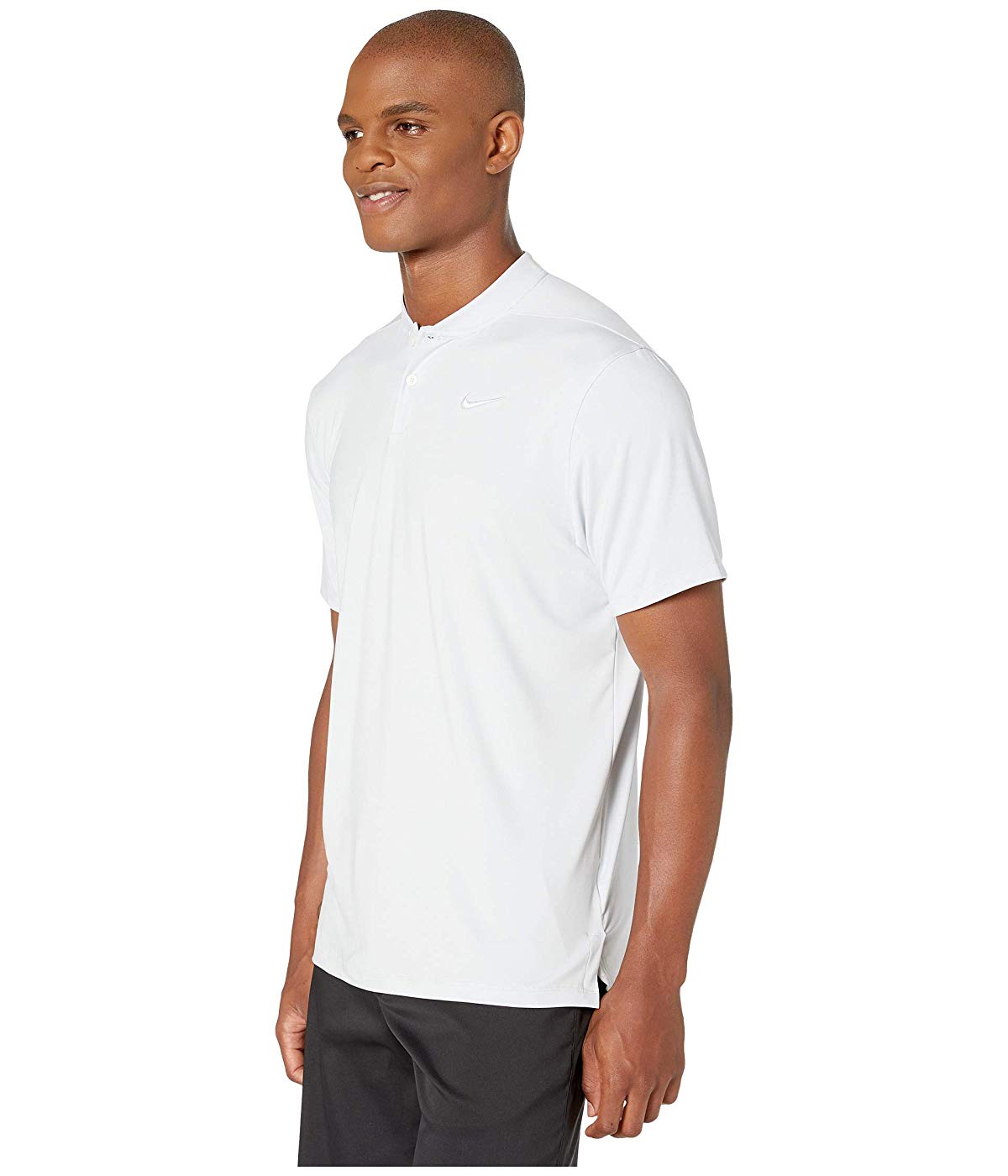 Nike Men's Vapor Blade Collar Golf Polo White Size Medium