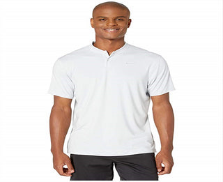 Nike Men's Vapor Blade Collar Golf Polo White Size Medium