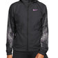 Nike Women's Running Fitness Athletic Jacket Black Size X-Small