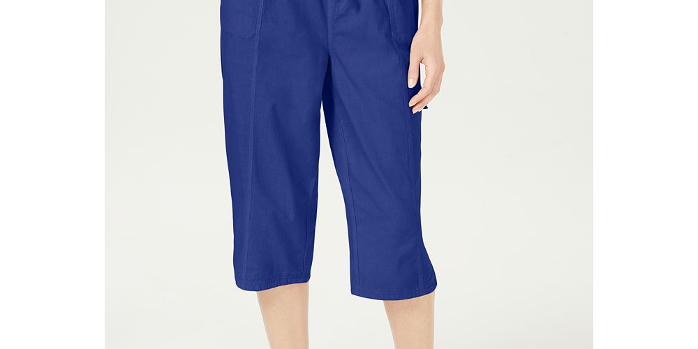 Karen Scott Women's Capri Pants Brown Size PP