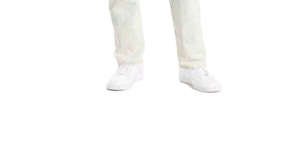 Levi's Men's 501 Original Fit Stretch Jeans Gray Size 2XL