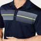Attack Life by Greg Norman Men's Colorblocked Polo Blue Size Small