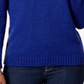 Karen Scott Women's Marled Button Sweater Blue Size Medium