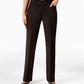 Lee Platinum Women's Madelyn Straight Leg Trousers Black Size 8-M