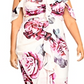 City Chic Women's Vintage Blooms Dress Pink Size 18
