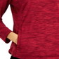 Karen Scott Women's Half Zip Pullover Red Size Medium