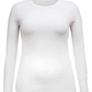 Style & Co Women's Petite Long-Sleeve Top Bright White PXS