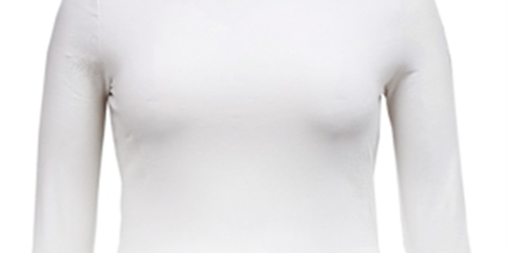 Style & Co Women's Petite Long-Sleeve Top Bright White PXS