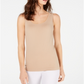 Inc International Concepts Women's Seamless Tank Top Beige Size L