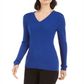 Tommy Hilfiger Women's Cotton Cable Sweater Blue  Size XS