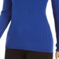 Tommy Hilfiger Women's Cotton Cable Sweater Blue  Size XS