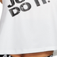 Nike Women's Logo Graphic Sleeveless Crew Neck Tank Top  White Size Small
