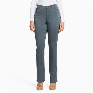 Gloria Vanderbilt Women's Anita Straight Trouser Pant Blue Size 14