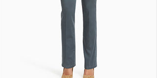 Gloria Vanderbilt Women's Anita Straight Trouser Pant Blue Size 14