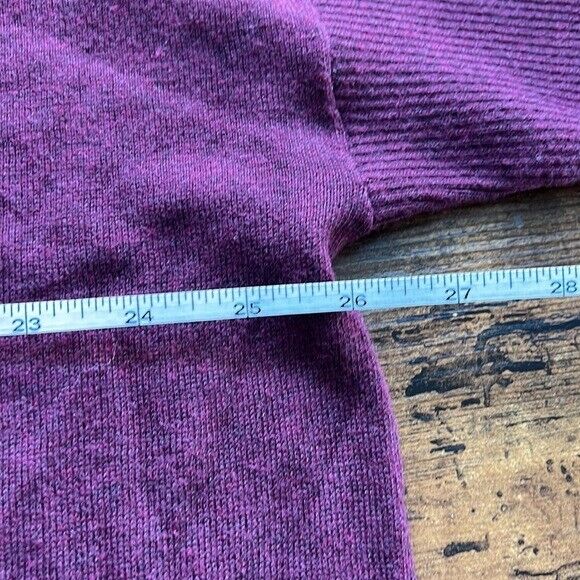 Style & Co Women's Plus Seamfront Mixed Media Tunic Top Purple size 0X
