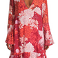 Free People Women's Moroccan Roll Floral Maxi Dress Red Size Small