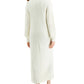 Kit & Sky Women's Ribbed Oversized Cardigan White Size Large
