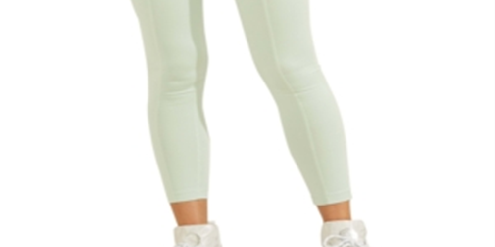 Guess Women's Active Lace up Leggings Green Size Large