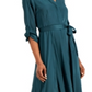 INC International Concepts Women's Belted Maxi Shirtdress Green Size 10