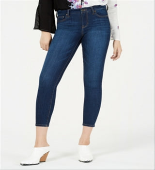 Celebrity Pink Junior's Janie Rise Light Wash Skinny Jeans Blue Size -15