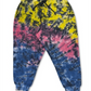 Full Circle Trends Women's Tie Dyed Jogger Pants Yellow Size 3X