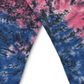 Full Circle Trends Women's Tie Dyed Jogger Pants Yellow Size 3X