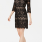 Jessica Howard Women's Allover Lace Sheath Dress Black Size 6