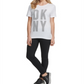 DKNY Women's Tricou Alb Regular Fit Top White Size M