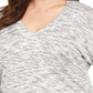 Style & Co Women's Plus Space Dye Sweater Knit Tunic Black Size 2XL
